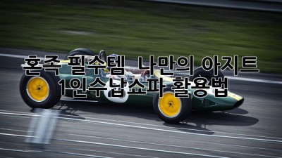 혼족 필수템 💺 나만의 아지트 1인수납쇼파 활용법 ✨